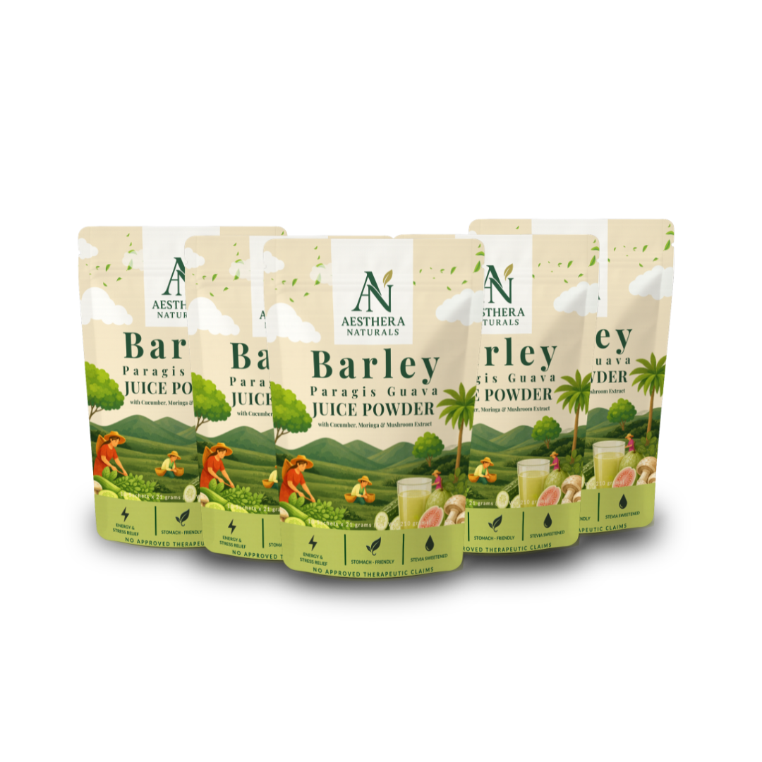 Barley Paragis Guava Herbal Juice Powder with Moringa, Cucumber & Mushroom Extract