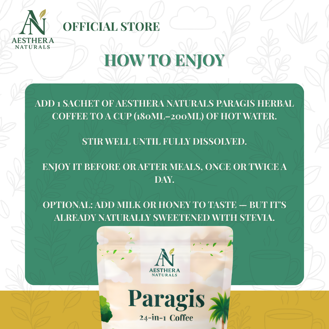 Paragis 24-in-1 Herbal Coffee | Aesthera Naturals