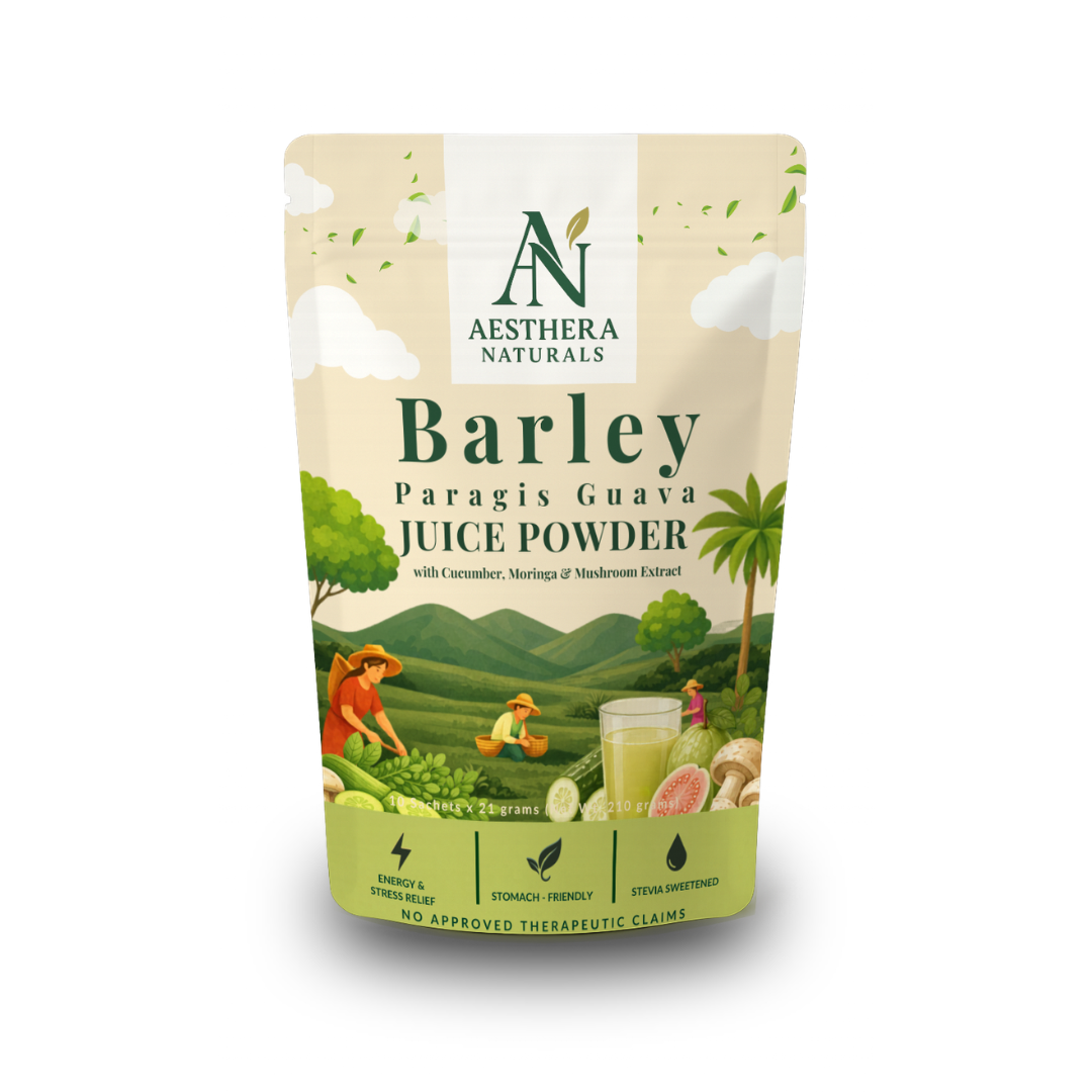 Barley Paragis Guava Herbal Juice Powder with Moringa, Cucumber & Mushroom Extract
