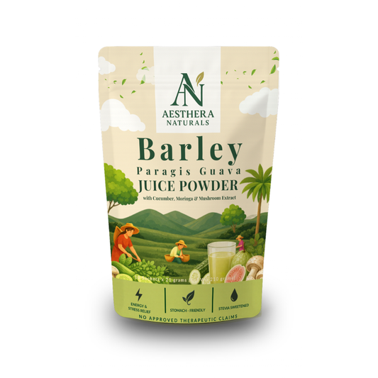 Barley Paragis Guava Herbal Juice Powder with Moringa, Cucumber & Mushroom Extract