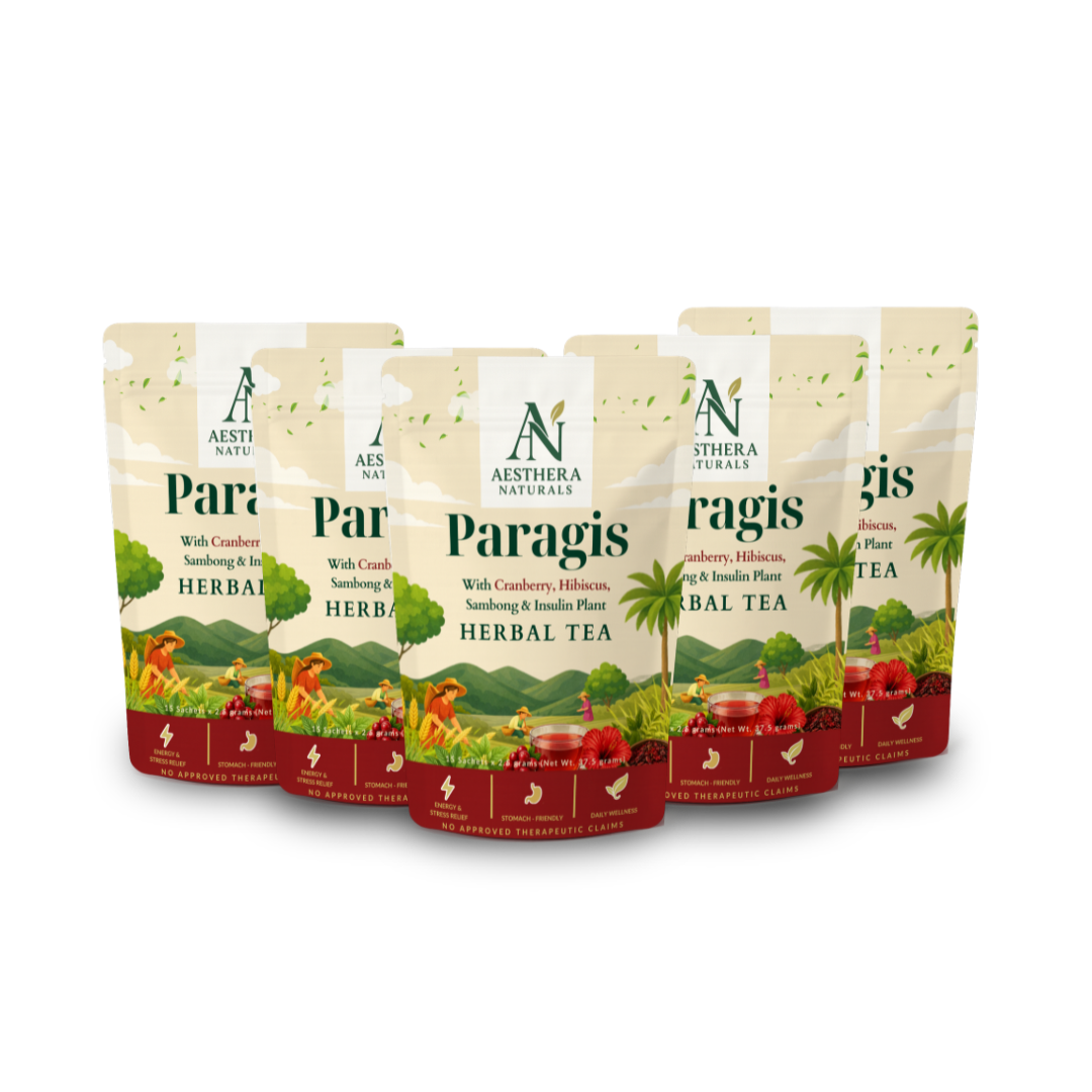 Paragis with Cranberry, Hibiscus, Sambong & Insulin Plant Herbal Tea