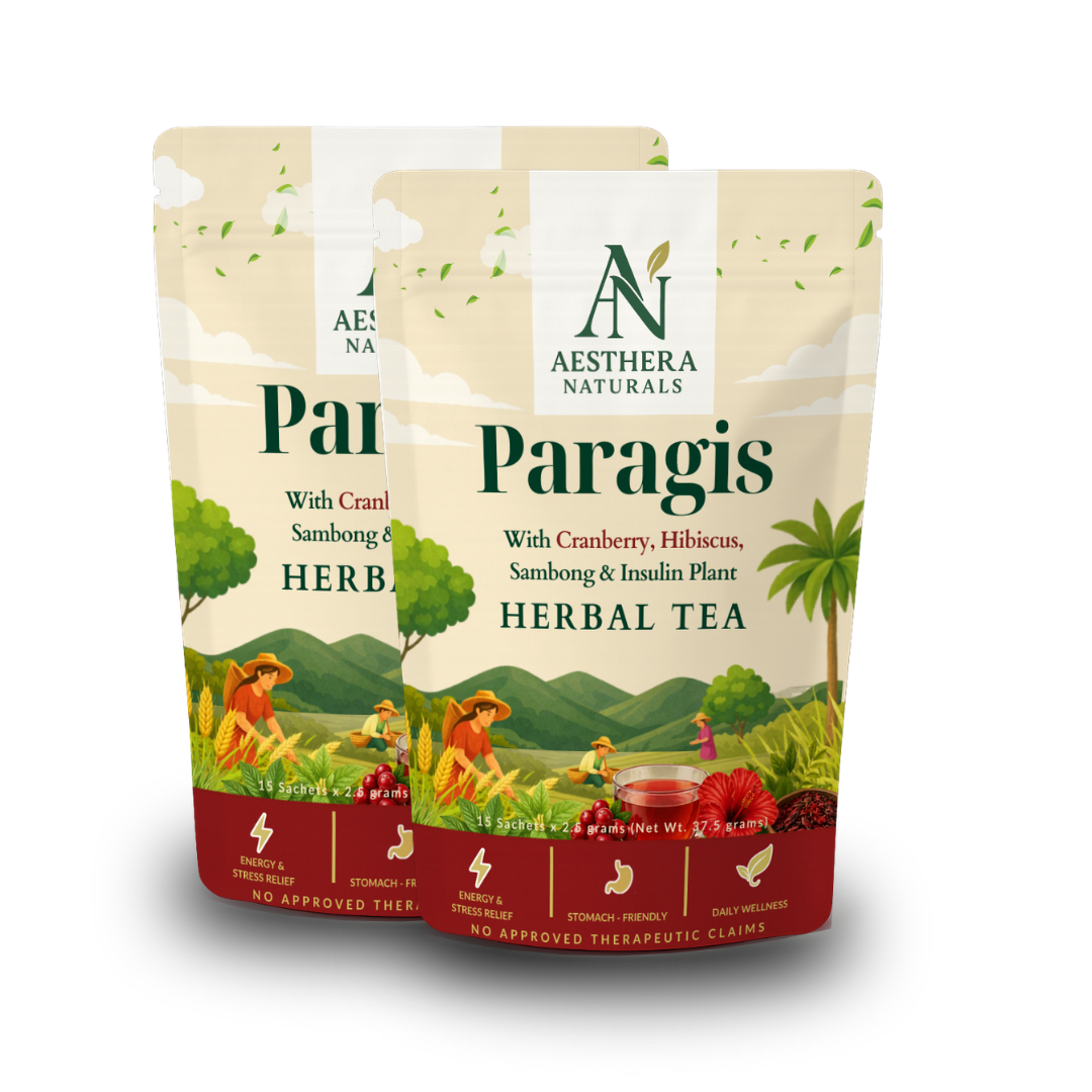 Paragis with Cranberry, Hibiscus, Sambong & Insulin Plant Herbal Tea