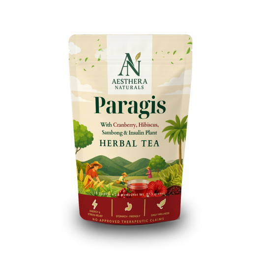 Paragis with Cranberry, Hibiscus, Sambong & Insulin Plant Herbal Tea